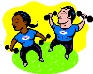 man-woman-weights